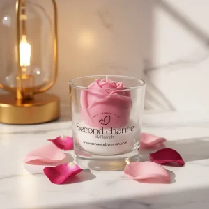 Bougie Rose Rose